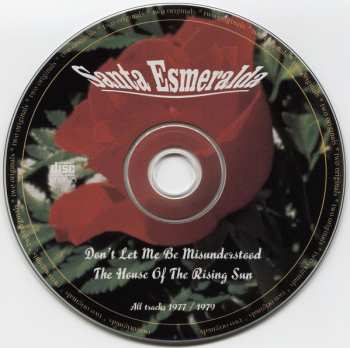 CD Santa Esmeralda: Don't Let Me Be Misunderstood / The House Of The Rising Sun