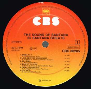 2LP Santana: 25 Hits