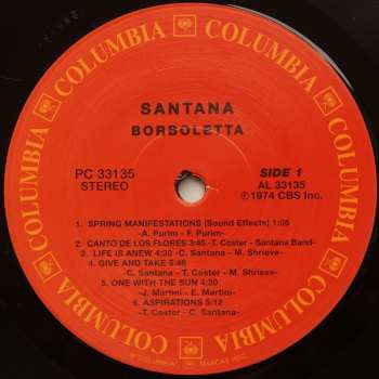LP Santana: Borboletta