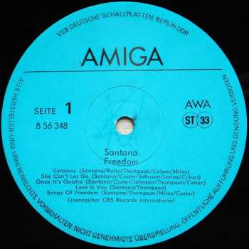 LP Santana: Freedom