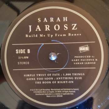 LP Sarah Jarosz: Build Me Up From Bones