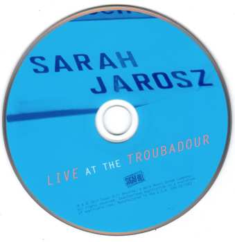 CD Sarah Jarosz: Live At The Troubadour