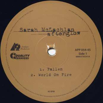 2LP Sarah McLachlan: Afterglow