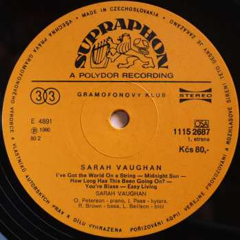 LP Sarah Vaughan: How Long Has This Been Going On?