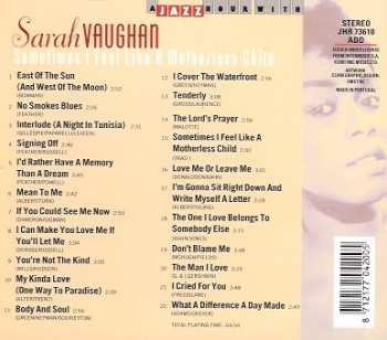 CD Sarah Vaughan: Sometimes I Feel Like A Motherless Child