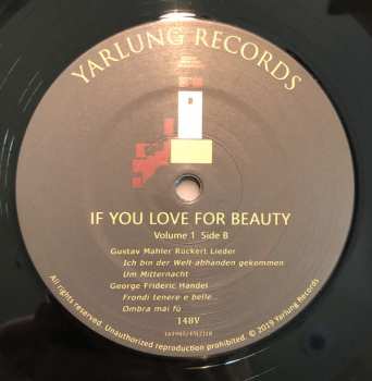 LP Gustav Mahler: If You Love For Beauty