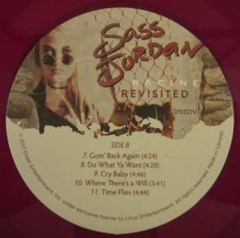 LP Sass Jordan: Racine Revisited