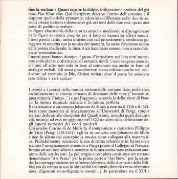 CD Sator Musicæ: Musicalis Scientia (Il Canto Goliardico Nel Medioevo)
