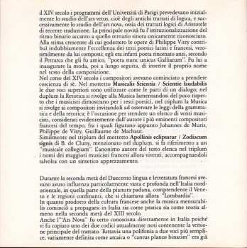 CD Sator Musicæ: Musicalis Scientia (Il Canto Goliardico Nel Medioevo)
