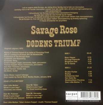 LP Savage Rose: Dødens Triumf LTD