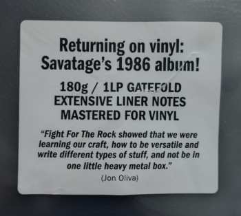 LP Savatage: Fight For The Rock