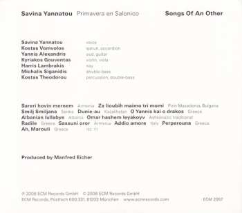 CD Primavera En Salonico: Songs Of An Other