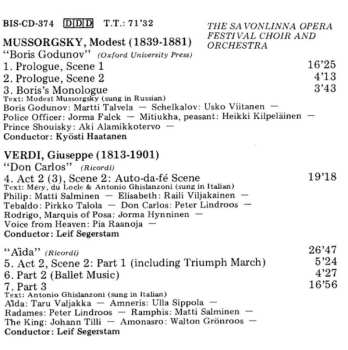 2CD Savonlinnan Oopperajuhlakuoro: Opera Scenes From Savonlinna