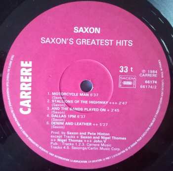 LP Saxon: Strong Arm Metal