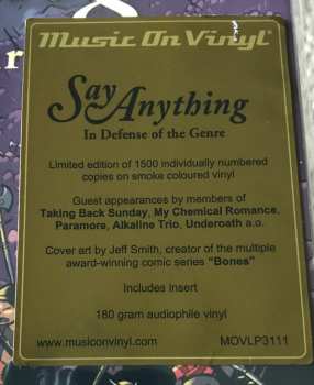 2LP Say Anything: In Defense Of The Genre LTD | NUM | CLR