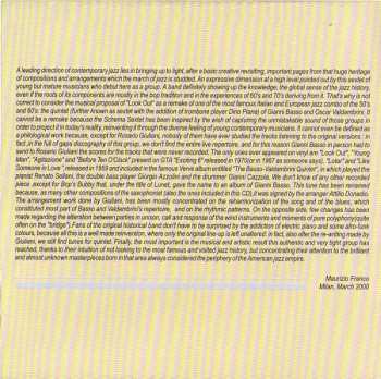 CD Schema Sextet: Look Out (Tribute To Basso / Valdambrini)