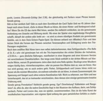 CD Alexander von Schlippenbach Trio: Gold Is Where You Find It