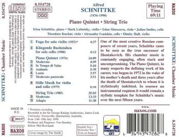 CD Alfred Schnittke: Piano Quintet • String Trio