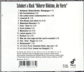 CD Schobert & Black: Höherer Blödsinn, Die Vierte