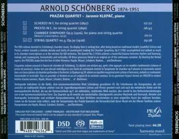 SACD Arnold Schoenberg: Scherzo / Presto / Chamber Symphony / String Quartet No. 3