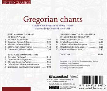 CD Schola Der Benediktiner-Abtei Gerleve: Gregorian Chants