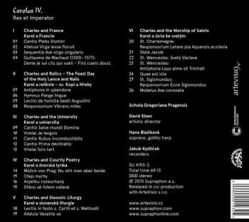 CD Schola Gregoriana Pragensis: Carolus IV. (Rex Et Imperator)