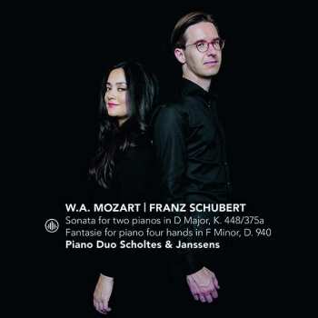 CD Wolfgang Amadeus Mozart: Sonata For Two Pianos In D Major, K.448/375a; Fantasie For Piano Four Hands In F Minor, D.940