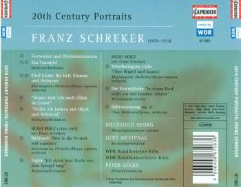 CD Franz Schreker: 20th Century Portraits
