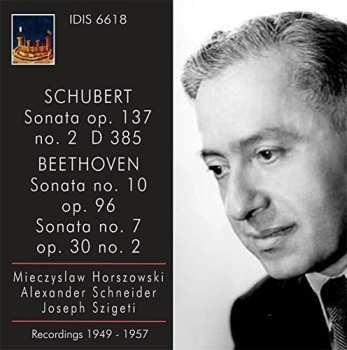 Album Ludwig van Beethoven: Sonata Op. 137 No. 2 D 385 / Sonata No. 10 Op. 96, Sonata No 7 Op. 30 No. 2