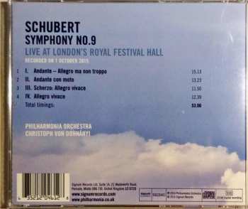 CD Franz Schubert: Symphony No. 9 (Live In Concert)