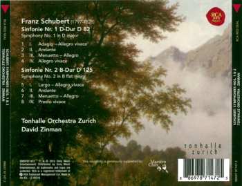 CD Franz Schubert: Symphonies Nos. 1 & 2