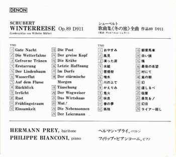 CD Franz Schubert: Winterreise Op.89 D911