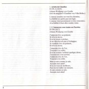 CD Franz Schubert: Schubert · Lieder