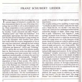 CD Franz Schubert: Schubert · Lieder