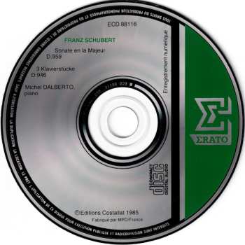 CD Franz Schubert: Sonate D.959 / 3 Klavierstücke D. 946