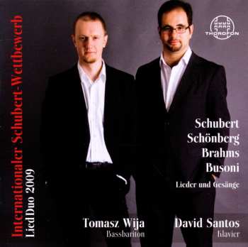 Album Johannes Brahms: Internationaler Schubert-Wettbewerb LiedDuo 2009