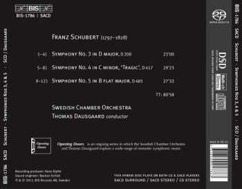 SACD Franz Schubert: Symphonies Nos. 3, 4 & 5