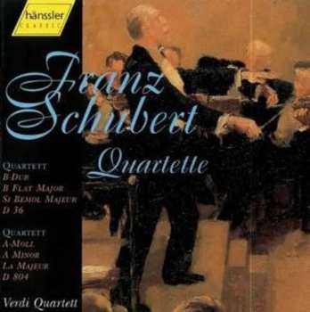 Album Schubert / Verdi Quartett: String Quartets D 804 Op 29 D 36