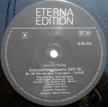 LP Heinrich Schütz: Auferstehungshistorie SWV 50