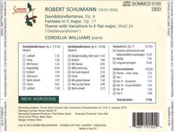 CD Robert Schumann: Davidsbündlertänze ; Fantasie ; Geistervariationen