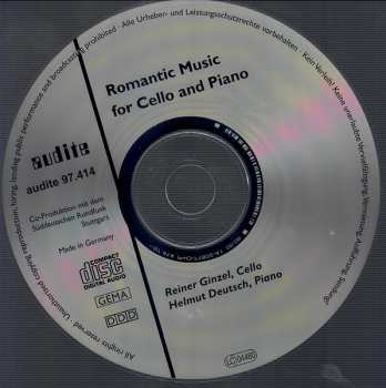 CD Robert Schumann: Romantic Music For Cello And Piano