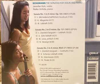 CD Robert Schumann: The Sonatas For Violin And Piano 