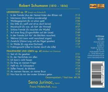 CD Robert Schumann: Liederkreis, Op. 39 / Frauenliebe Und Leben, Op. 42