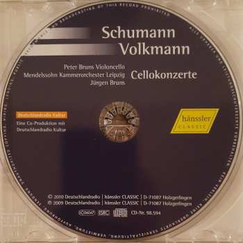 CD Robert Schumann: Cello Concertos