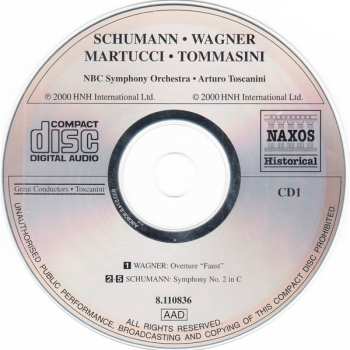 2CD Robert Schumann: Symphony No. 2 / A Faust Overture / Song Of Remembrance / Carnival Of Venice (Recorded On March 29, 1941)