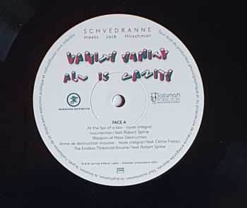LP Schvedranne: Vanity Vanity All Is Vanity