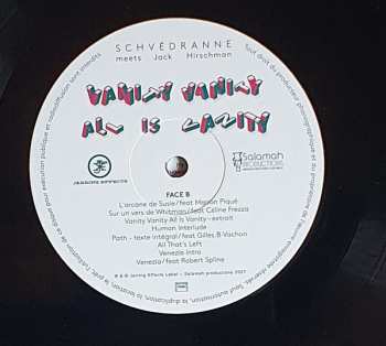 LP Schvedranne: Vanity Vanity All Is Vanity