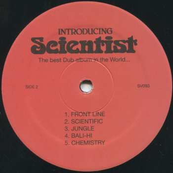 LP Scientist: Introducing Scientist - The Best Dub Album In The World...