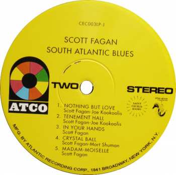 LP Scott Fagan: South Atlantic Blues NUM | LTD