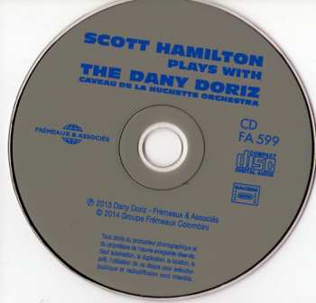 CD Scott Hamilton: Scott Hamilton Plays With The Dany Doriz Caveau De La Huchette Orchestra